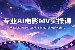 AI电影MV制作教程:从零基础到电影质感MV的完整实操指南