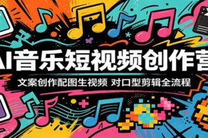 AI音乐短视频创作全攻略：从零开始掌握文案、配图、对口型剪辑技巧