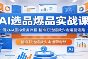 AI选品实战课：如何借力AI重构业务流程，精准打造电商爆款？