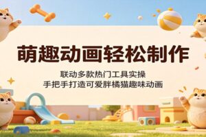 萌趣动画制作教程：手把手联动多款热门工具打造可爱胖橘猫趣味动画