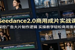 Seedance2.0商用成片实战课:广告大片制作逻辑与实操教学完整指南