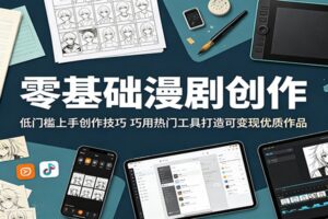 零基础AI漫剧创作教程：低门槛上手技巧与变现全流程