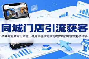 同城门店短视频引流获客实战指南：低成本把客源从线上拉到线下门店