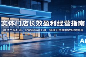 实体门店长效盈利指南：融合产品打造、IP塑造与AI工具的实战教程