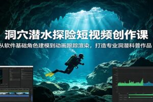 洞穴潜水短视频制作教程：从AE基础到完整成片的实战全攻略