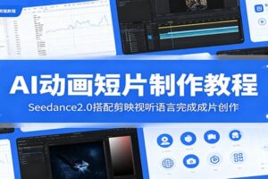 【2024爆款】Seedance2.0 AI动画短片制作教程：手把手教你用AI工具制作专业级动画漫剧（附完整课程）