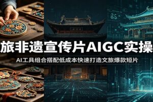 【AIGC教程】文旅非遗宣传片AI制作方法：GPTimage2+Happyhorse+Seedance2.0三工具打造低成本爆款短片