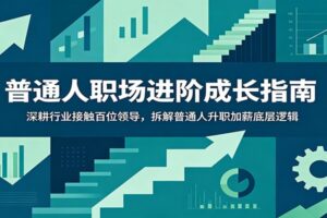职场瓶颈如何突破?深耕行业20年前辈拆解升职加薪底层逻辑,教你读懂领导思维快速晋升