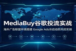MediaBuy谷歌投流实战课:海外广告联盟环境搭建与Google Ads冷启动防风控全攻略
