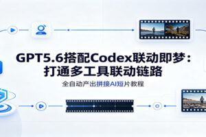 GPT5.6+Codex+即梦联动实战课：搭建全自动AI短片生成流水线（附完整教程）