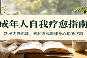 成年人自我疗愈完整指南：5种科学方法告别精神内耗，重建身心松弛状态