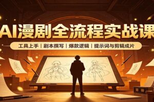AI漫剧全流程实战课:从工具到成片,新手也能批量产出爆款短视频