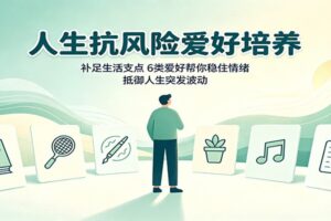 如何培养抗风险爱好?搭建多支点人生的6类核心爱好完整指南