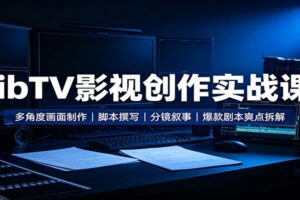 libTV影视创作实战课：从零掌握AI短剧全流程，分镜脚本与爆款爽点一网打尽