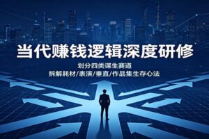 赚钱逻辑深度研修：四类谋生赛道全拆解，重塑你的财富认知