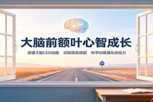 大脑前额叶心智成长:读懂大脑CEO功能,科学训练强化自控力