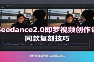 Seedance2.0即梦视频创作课：34节实操教程，解锁AI短视频变现密码