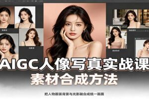 AIGC人像写真实战课：从部署到出片，手把手教你AI人像写真全流程