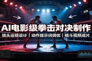 AI电影级拳击对决制作教程：运镜设计与动作提示词调优全攻略