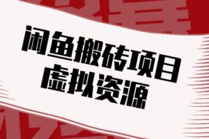 闲鱼虚拟资源搬砖副业全攻略：普通人零成本月入过万的实操流程