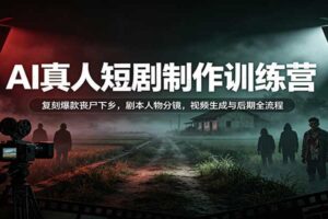 AI真人短剧制作全流程教程:从零复刻爆款短剧,剧本分镜到视频生成一站式掌握
