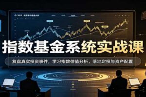 指数基金系统实战课：从估值分析到定投配置，一文读懂指数投资全流程