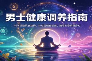 男士健康调养指南:科学饮食+针对性健身+心态疏导,全方位提升身心状态