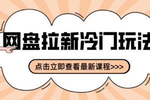 网盘拉新贴吧冷门玩法：2-3天快速变现实操全拆解，小白也能轻松上手