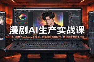 AI漫剧制作全流程实操教程：Midjourney+即梦+Seedance2搭建完整漫剧工作流