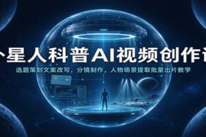 AI宇宙科普短视频创作全攻略：从选题策划到批量出片，零基础也能搭建稳定内容生产体系