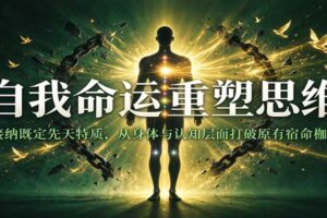 自我命运重塑思维:从肠道菌群到金钱观,3步打破宿命枷锁改写人生