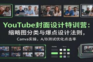 YouTube缩略图设计全攻略:Canva零基础制作高点击封面,含A/B测试与百万播放案例