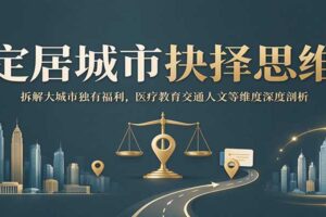 定居城市抉择思维全解析:医疗教育交通人文八大维度深度对比与决策指南
