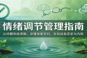 情绪调节管理指南：从激素密码破解自我否定与内耗，告别情绪困扰