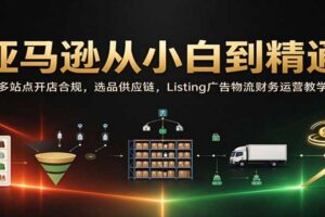 亚马逊跨境电商从入门到精通：多站点合规运营与选品供应链实战指南